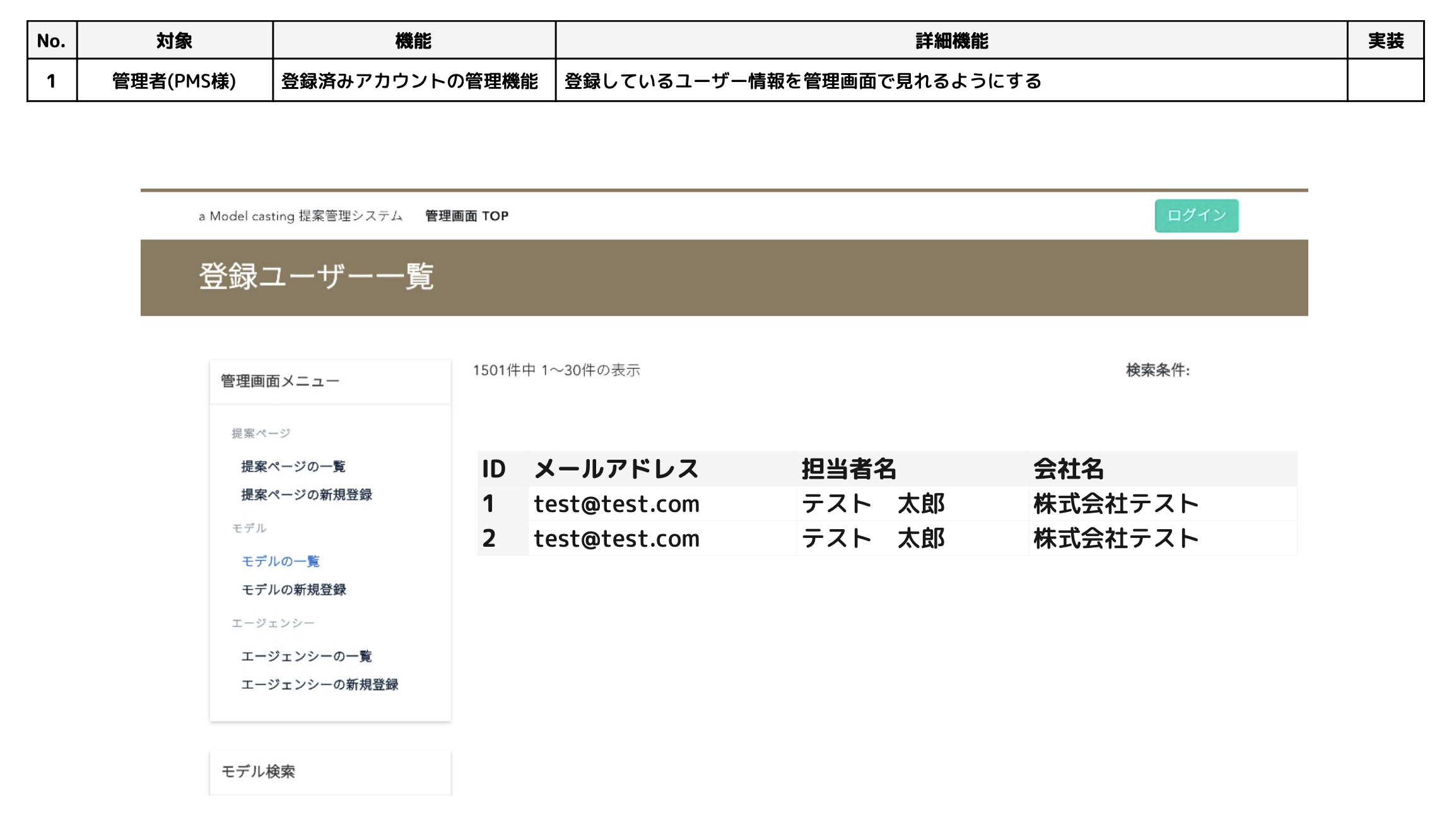 提案ページ